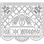 Papel picado "Día de Muertos" - Vector descarganle para corte CNC y grabado laser gratis | Stanser