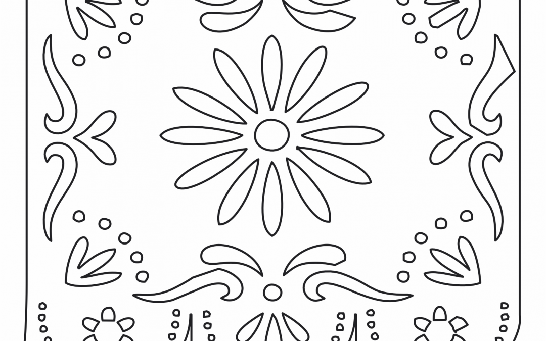 Papel picado «Flores»