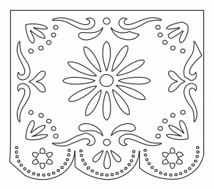 Papel picado «Flores»