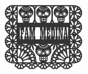 Papel picado «Familia»
