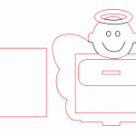 Marco de Ángel - Vector SVG DXF para CNC Router y Laser CO2 - Descargable gratis | Stanser