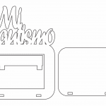 Marco "Mi Bautismo" 2 - Vector SVG DXF para CNC Router y Laser CO2 - Descargable gratis | Stanser