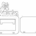 Marco "Mi Comunión" 2 - Vector SVG DXF para CNC Router y Laser CO2 - Descargable gratis | Stanser