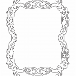 Marco para cuadro o espejo - Vector descarganle para corte CNC y grabado laser gratis | Stanser