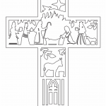 Cruz "Nacimiento de Jesús" - Vector SVG DXF para CNC Router y Laser CO2 - Descargable gratis | Stanser