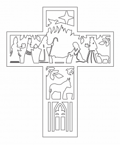 Cruz «Nacimiento de Jesús»