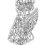 Ángela con oración - Vector SVG DXF para CNC Router y Laser CO2 - Descargable gratis | Stanser