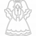 Ángela rezando, con vela - Vector SVG DXF para CNC Router y Laser CO2 - Descargable gratis | Stanser
