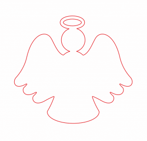 Silueta de ángel