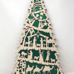 Pino navideño "Belén" - Vector descarganle para corte CNC y grabado laser gratis | Stanser