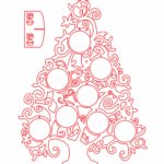Árbol "Navidad 2020" - Vector descarganle para corte CNC y grabado laser gratis | Stanser