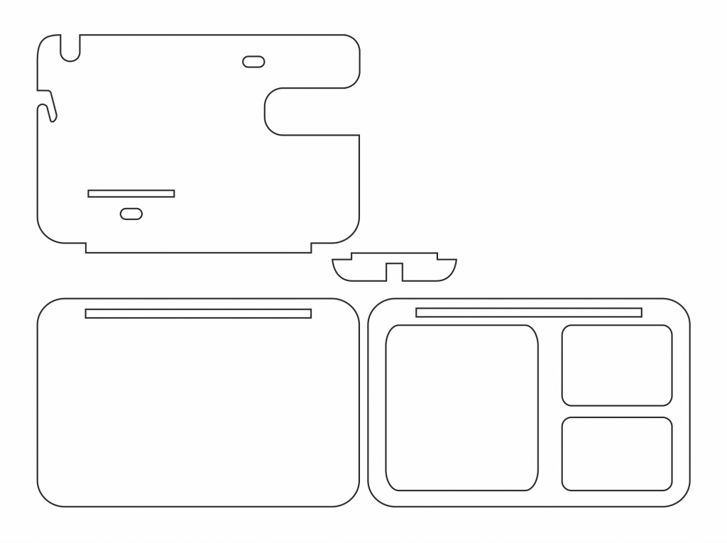 Base para celular — vector para corte CNC