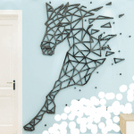 Decoración "Caballo" - Vector descarganle para corte CNC y grabado laser gratis | Stanser