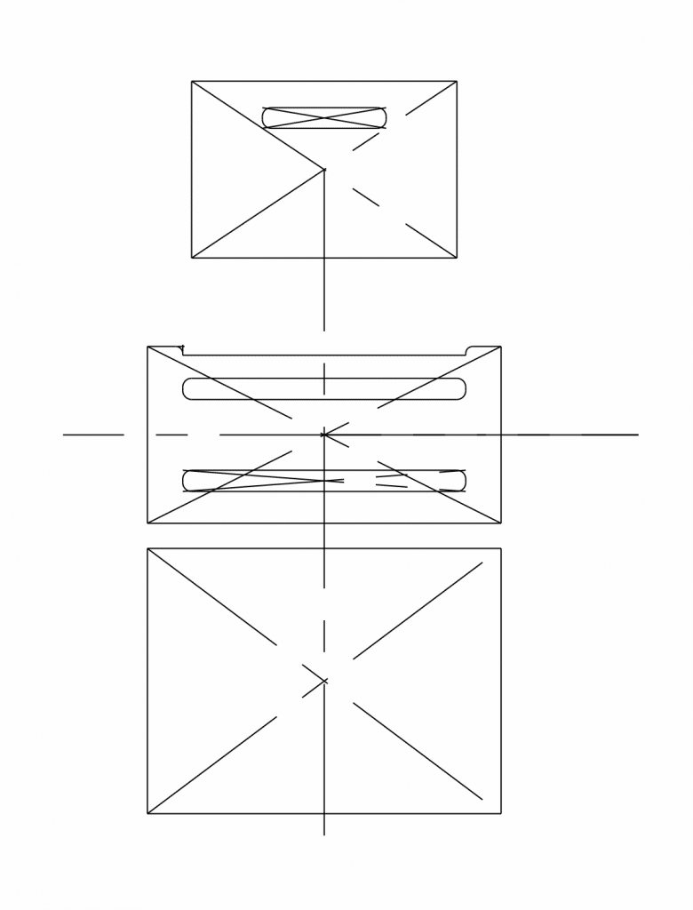 Caja pequeña «Huacal» — vector para corte CNC