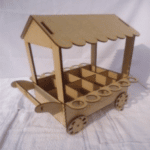 Carrito portadulces - Vector SVG DXF para CNC Router y Laser CO2 - Descargable gratis | Stanser
