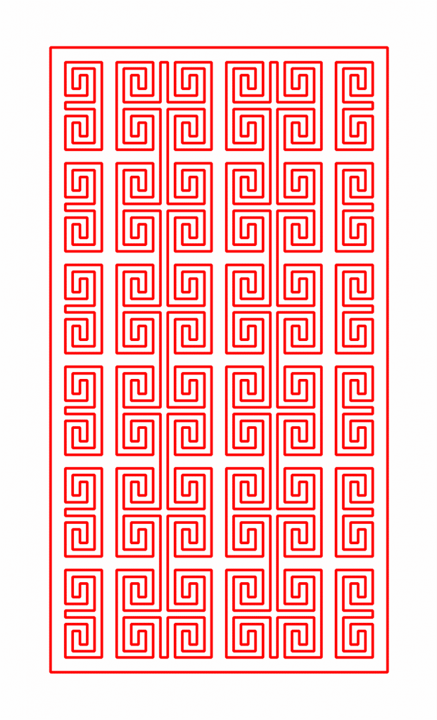 Celosía 10 — vector para corte CNC