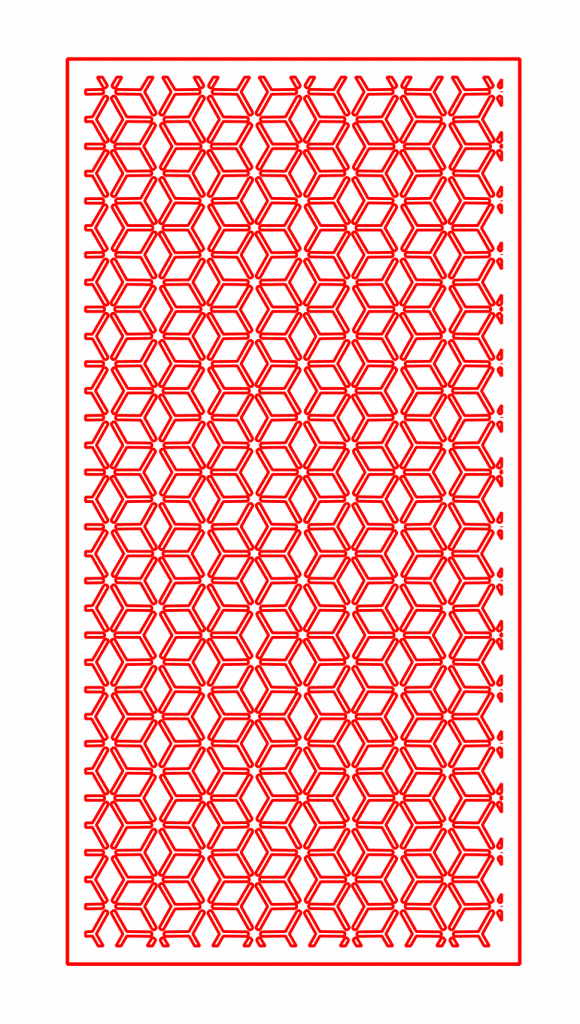 Celosía 15 — vector para corte CNC