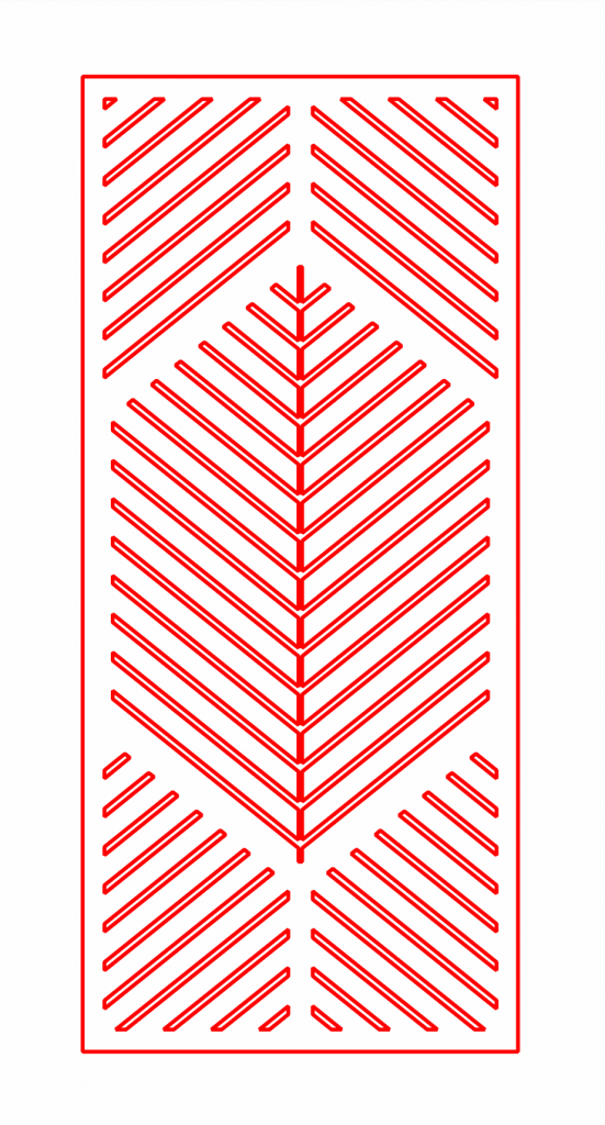 Celosía 18 — vector para corte CNC
