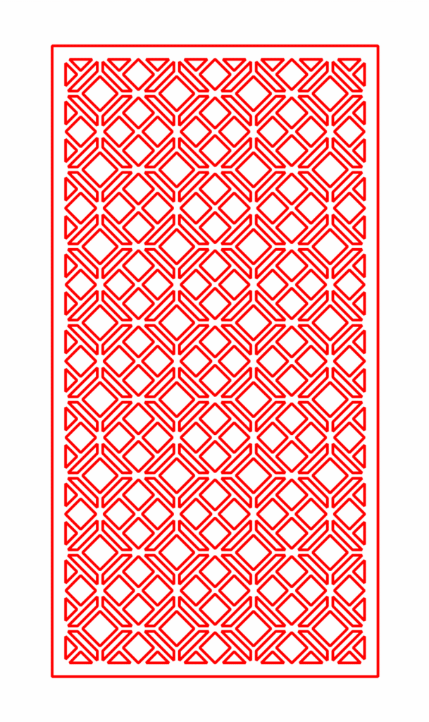 Celosía 2 — vector para corte CNC