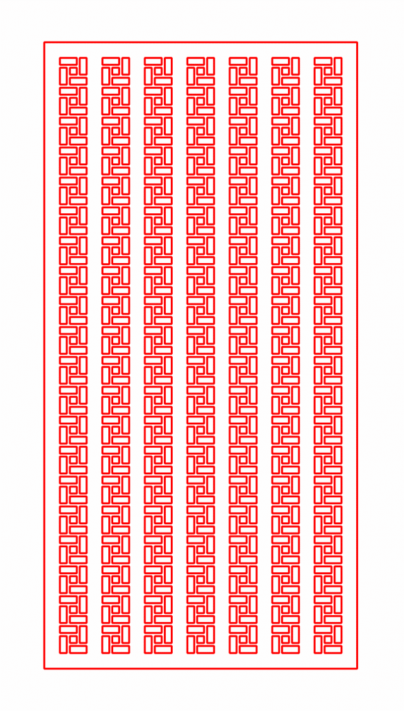 Celosía 22 — vector para corte CNC
