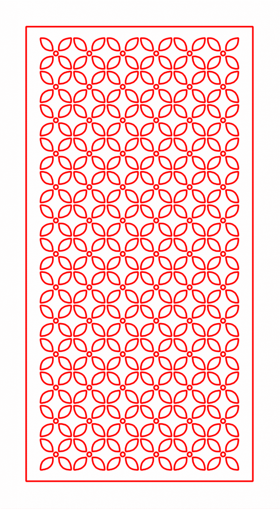 Celosía 23 — vector para corte CNC