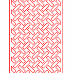 Celosía 25 - Vector descarganle para corte CNC y grabado laser gratis | Stanser