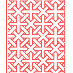 Celosía 26 - Vector descarganle para corte CNC y grabado laser gratis | Stanser