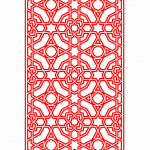 Celosía 33 - Vector descarganle para corte CNC y grabado laser gratis | Stanser