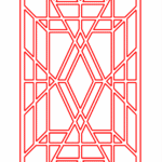 Celosía 7 - Vector descarganle para corte CNC y grabado laser gratis | Stanser
