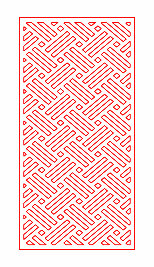 Celosía 8 — vector para corte CNC