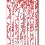 Celosía "Troncos" - Vector descarganle para corte CNC y grabado laser gratis | Stanser