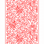 Celosía "Hojas" 10 - Vector descarganle para corte CNC y grabado laser gratis | Stanser
