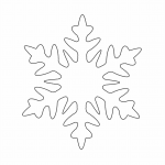 Copo de nieve 72 - Vector descarganle para corte CNC y grabado laser gratis | Stanser