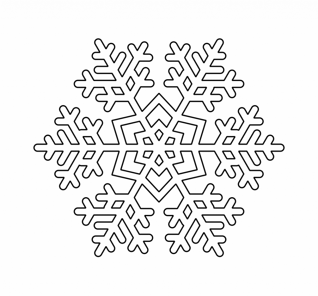 Copo de nieve 63 — vector para corte CNC