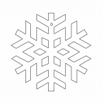 Copo de nieve 75 - Vector descarganle para corte CNC y grabado laser gratis | Stanser