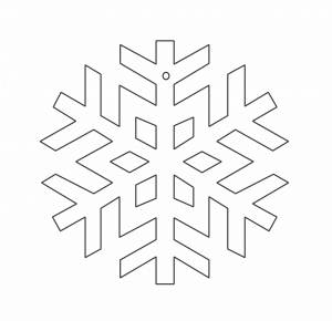 Copo de nieve 75