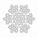 Copo de nieve 63 - Vector descarganle para corte CNC y grabado laser gratis | Stanser