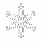 Copo de nieve 79 - Vector descarganle para corte CNC y grabado laser gratis | Stanser