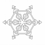 Copo de nieve 81 - Vector descarganle para corte CNC y grabado laser gratis | Stanser