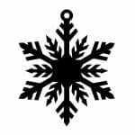 Copo de nieve 89 - Vector descarganle para corte CNC y grabado laser gratis | Stanser