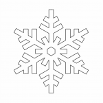 Copo de nieve 64 - Vector descarganle para corte CNC y grabado laser gratis | Stanser