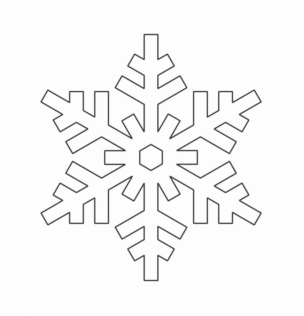 Copo de nieve 64 — vector para corte CNC