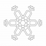 Copo de nieve 82 - Vector descarganle para corte CNC y grabado laser gratis | Stanser