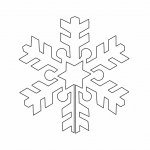 Copo de nieve 86 - Vector descarganle para corte CNC y grabado laser gratis | Stanser