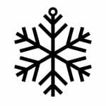 Copo de nieve 90 - Vector descarganle para corte CNC y grabado laser gratis | Stanser