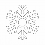 Copo de nieve 65 - Vector descarganle para corte CNC y grabado laser gratis | Stanser