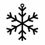 Copo de nieve 92 - Vector descarganle para corte CNC y grabado laser gratis | Stanser