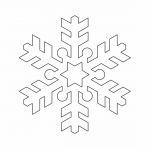 Copo de nieve 67 - Vector descarganle para corte CNC y grabado laser gratis | Stanser