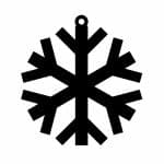 Copo de nieve 93 - Vector descarganle para corte CNC y grabado laser gratis | Stanser