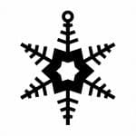 Copo de nieve 94 - Vector descarganle para corte CNC y grabado laser gratis | Stanser